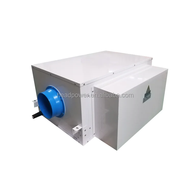 High Efficient Heating Positive Ventilation AHU Negative Pressure Vent Heat Recovery Air Exchanger Mvhr  Unit