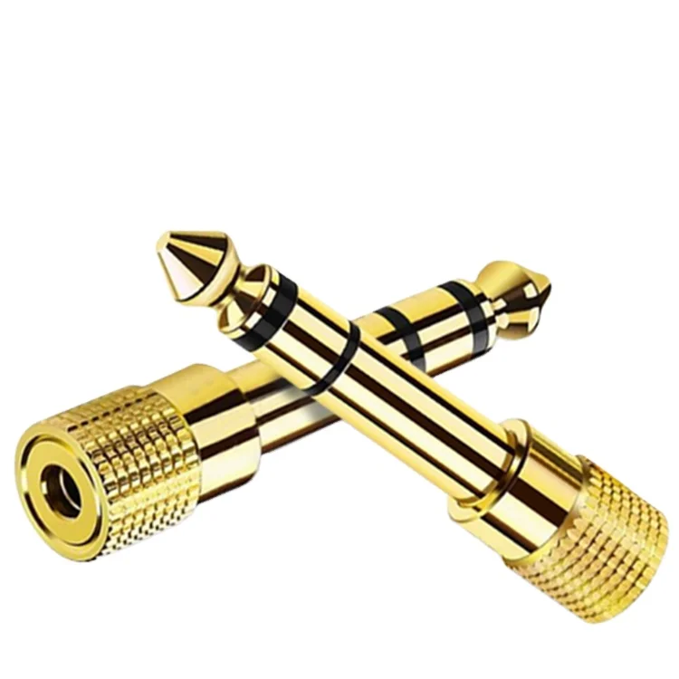 
Best Quality Promotional 6.35 To 3.5 Audio Adapter Jack Stereo Converter 