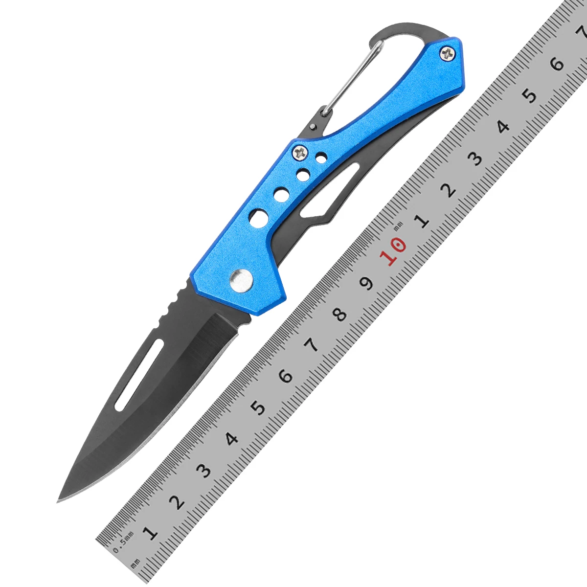 AK-3105-R Hot Sale Tactical Small Utility Folding Knife Aluminum Camping Pocket Knife