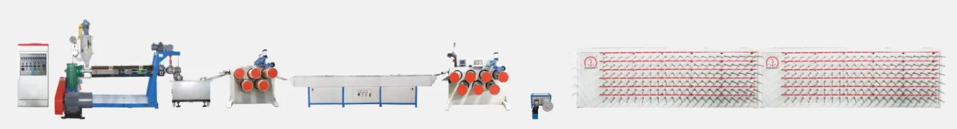 High quality PP PE PET multifilament yarn extruder machine plastic rope filament making machine