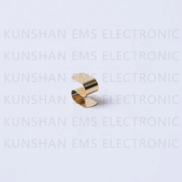 Custom Stamping Leaf Spring Contact SMD PCB Battery Clip For Automatic Assembly On Printed Circuit