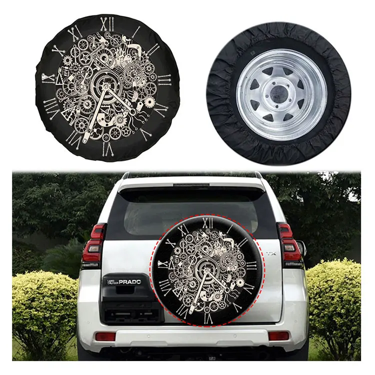 OEM China 4x4 car accessories 15 inches tire cover /spare tire cover/steel spare tire cover