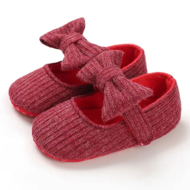 Z-834 Baby Girl Shoes Soft Sole Cotton Princess Crib