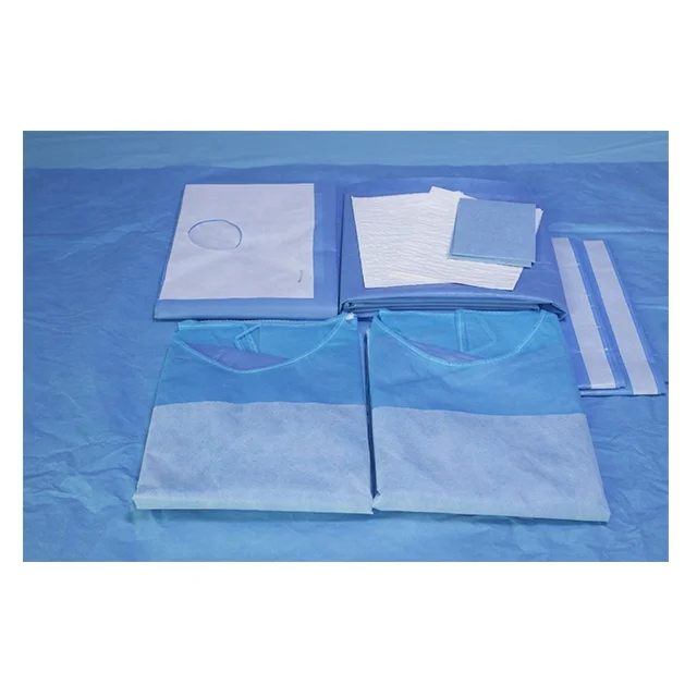  Medical Surgical Use Disposable Kits sterile drapes Cesarean Drape