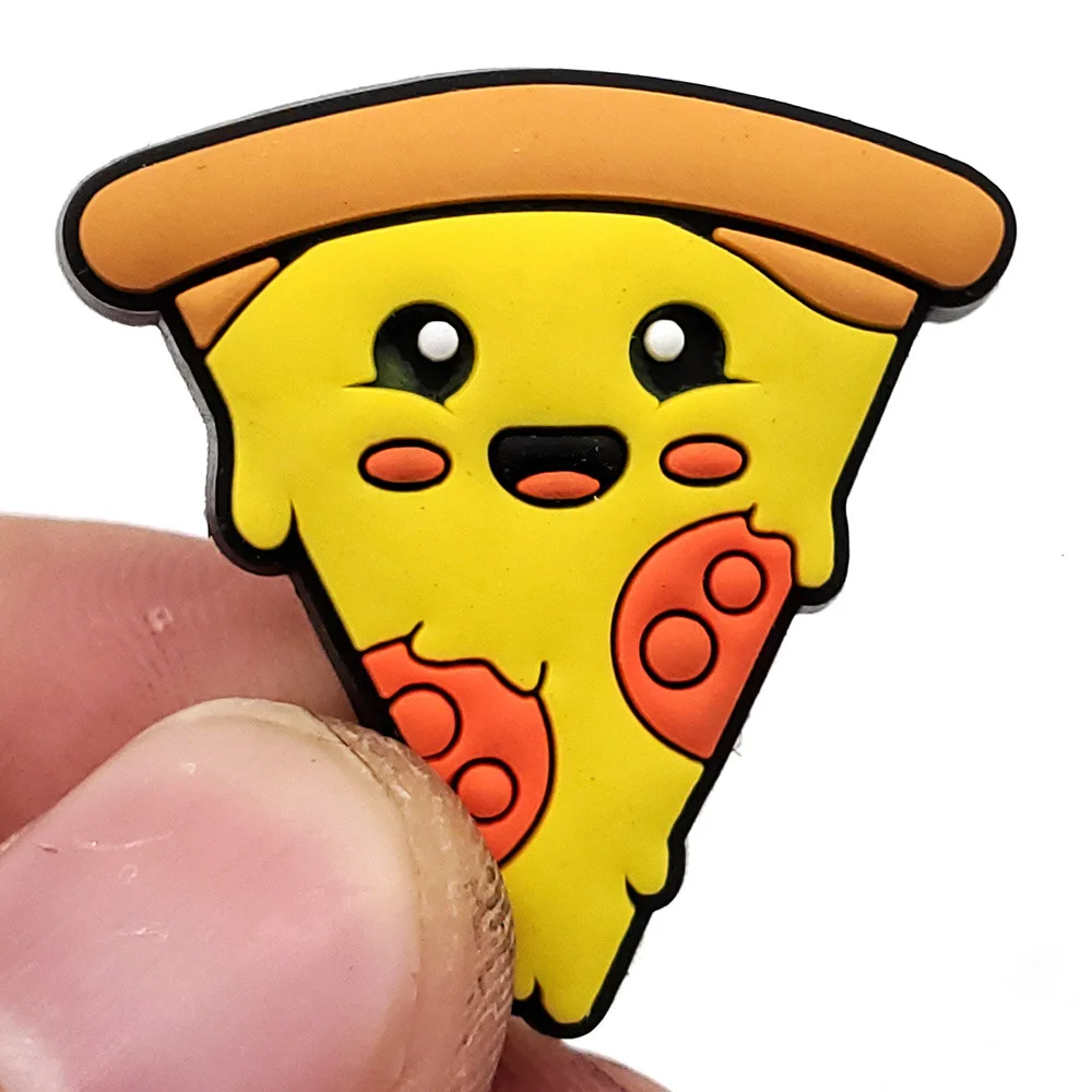 Assorted Croc Charms Soft PVC Shoe Accessories wholesale food fruit cute bubble slides charms bulk vendor