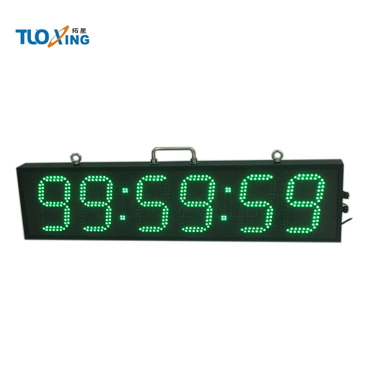 6 inch 6 digits led sports timing race timer
