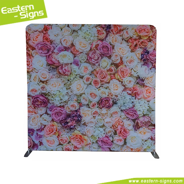 Portable aluminium fabric wedding backdrop stand