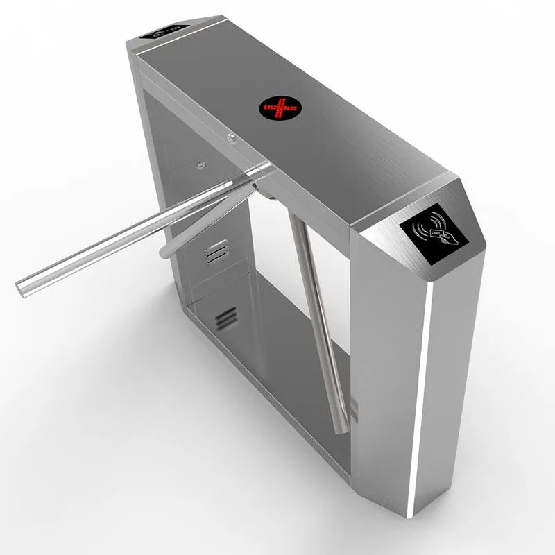 Bi-direction Access Control Fingerprint Tripod Turnstile with Controller