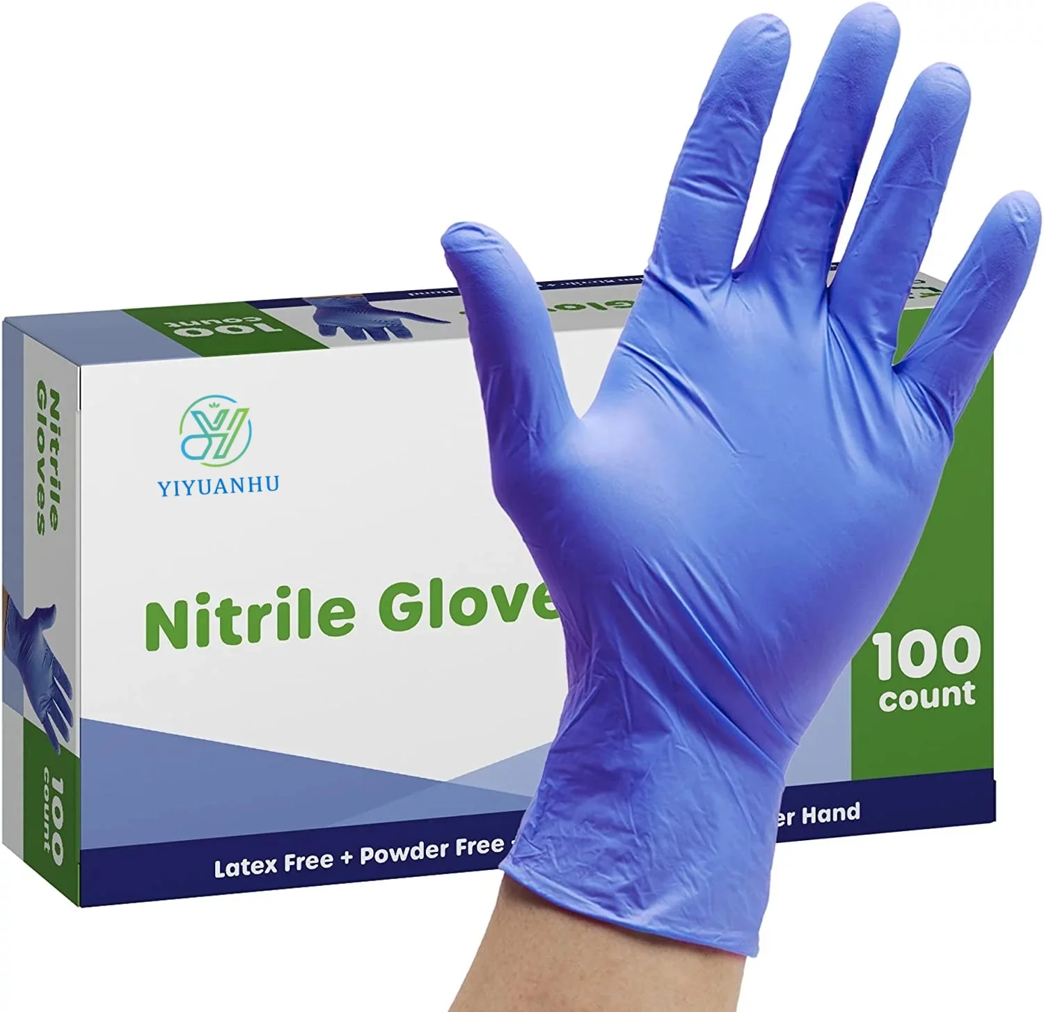 100Pcs Per Box mechanical nitrile Gloves Black Orange industrial usage 8 mil Nitrile Gloves wholesale