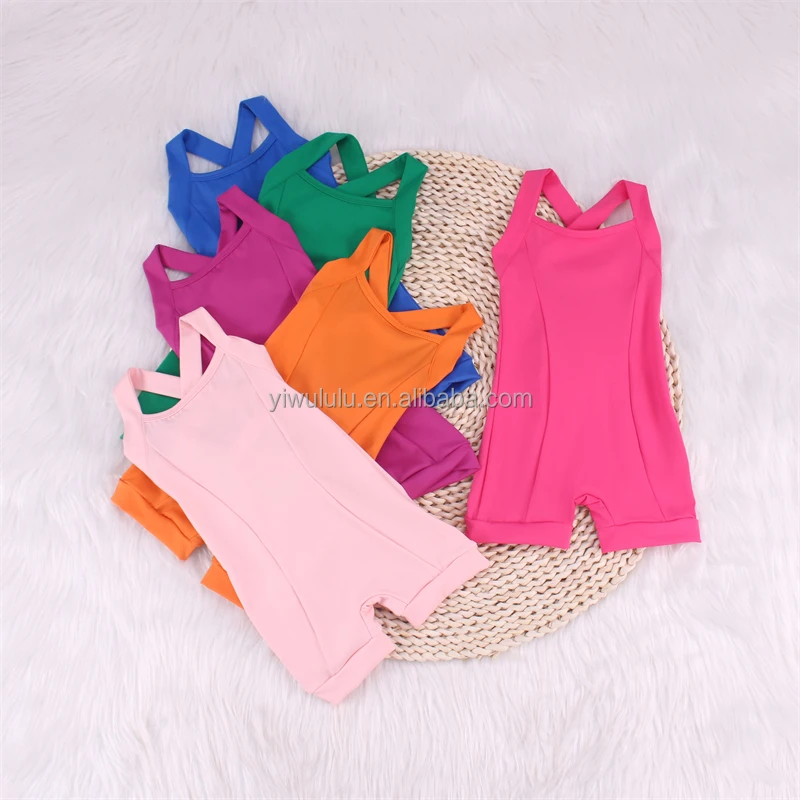 Wholesale Custom Logo Girls Yoga Jumpsuit Soft&Quick Dry Sportswear High Quality Yoga Clothes