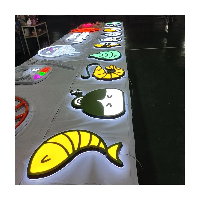 3D Acrylic Logo Customized Office Company Signs Illumination Channel Letter Store Sign for Business Outdoor