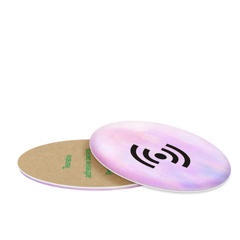 NFC metal resistant electronic tag RFID mobile phone sticker nfc epoxy sticker for Social Media