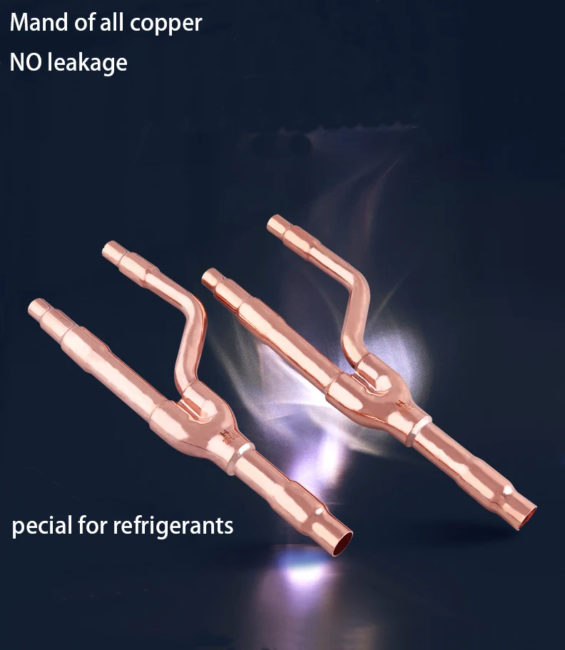 Central air conditioning divergence pipe brancher Midea/Gree/Dailin/Hitachi divergent copper pipe connection fittings
