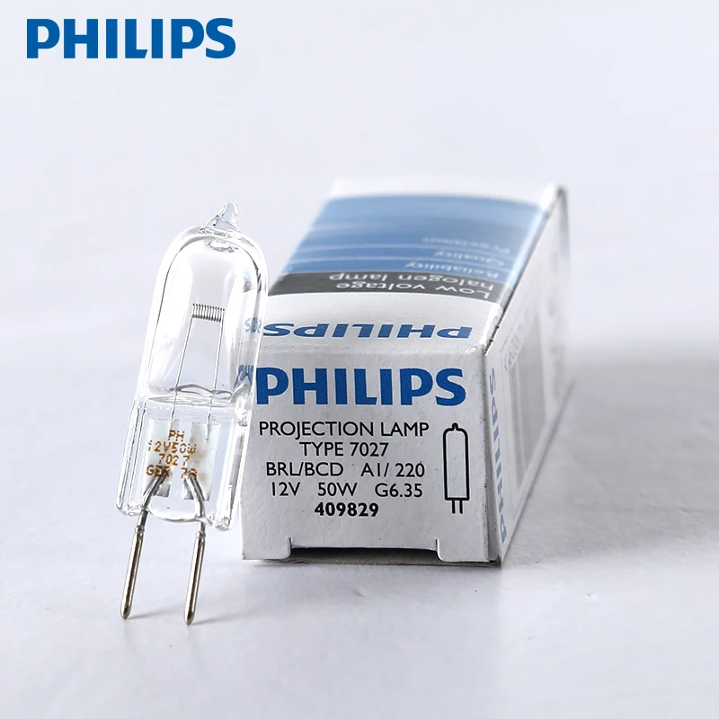  Лампа Philips 6 В 12 24 10 Вт 20 100 150 7388 7724 7387 7158 G4 лампочка для микроскопа инструмент