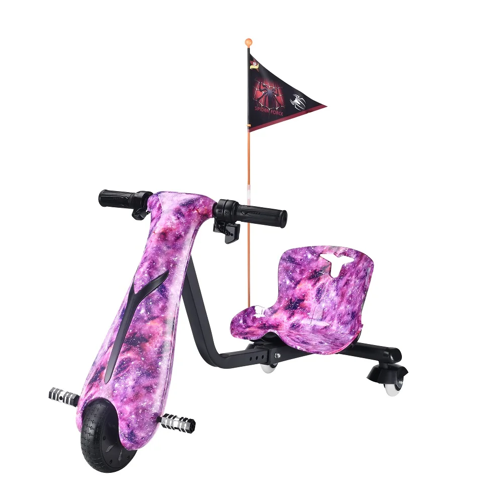 Mini Elephant Crazy Go Electric Drift Trike Scooter Motor 3 Wheel 36V Lithium Battery Adjustable Speed Drifting S