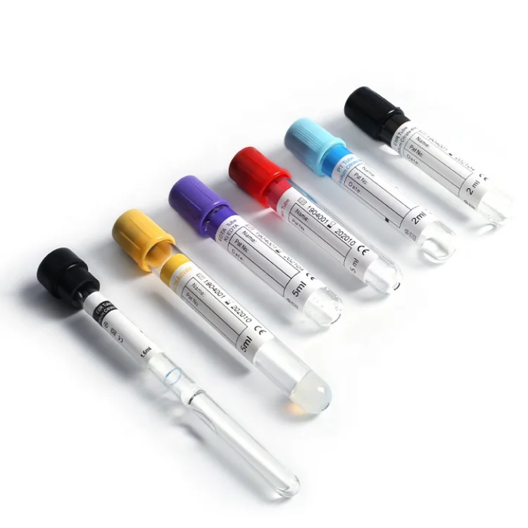 
Medical Disposable ESR Vacuum Blood Collection Tube With Black Cap, PET Or Glass Both Are Available 