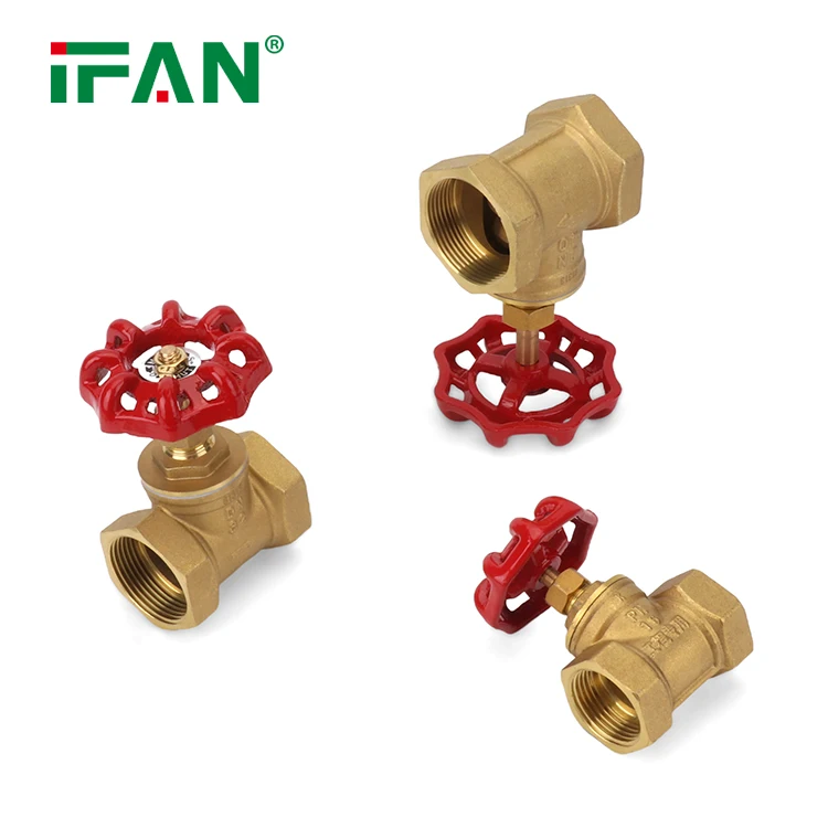 IFAN Good Price Water Control Valve 2 Inch Gate Valve Manual Control Forged Brass Gate Valve