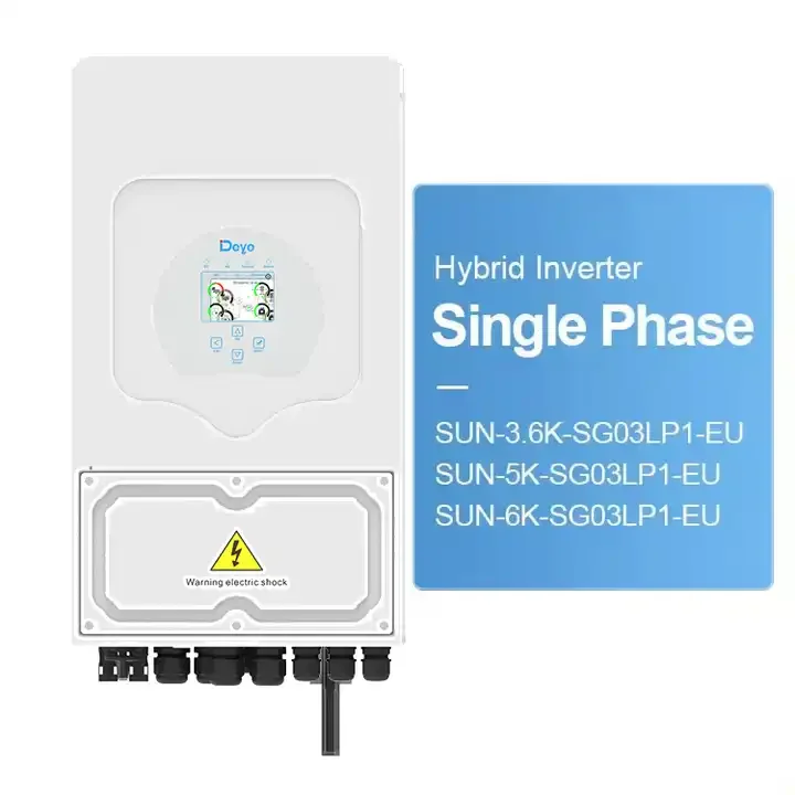 Инвертор deye SUN-3 6/5/6K-SG03LP1-EU 3 6 кВт 5 однофазный солнечный гибридный инвертор