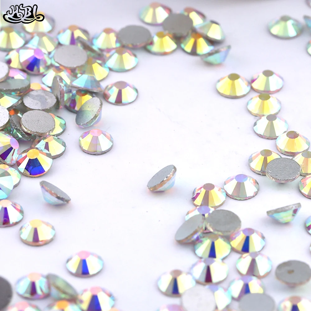 Crystal AB SS34 Best Quality Non Hot Fix Rhinestone For Shoes