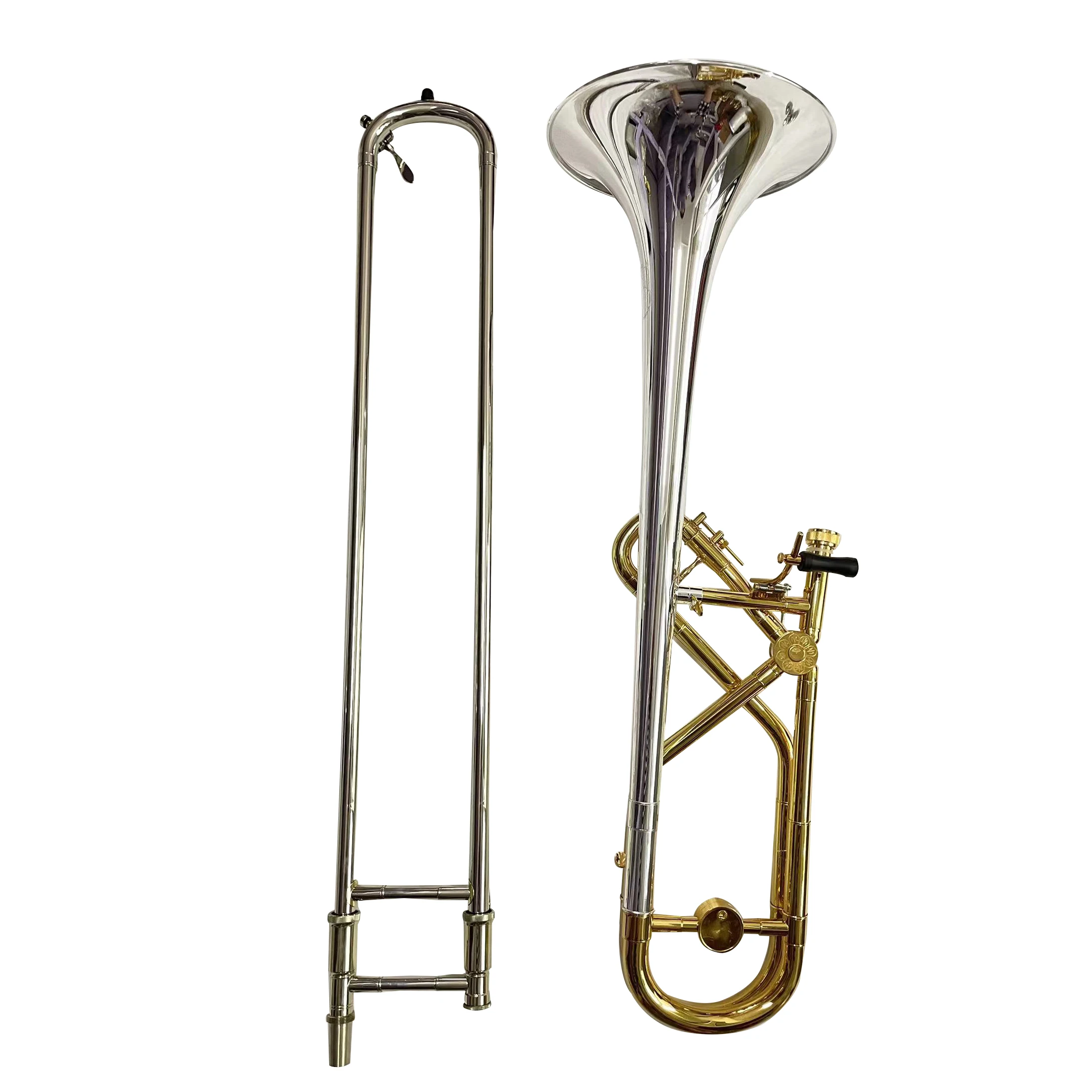 Professional Manufacture High Standard Yellow Brass Trombone
