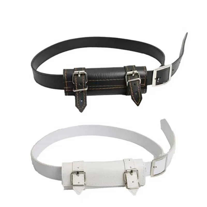 Sheath Scabbard Holster Sword Holder White Black PU Leather for Katana Demon Slayer Belt Rapier Ring Strap Waist