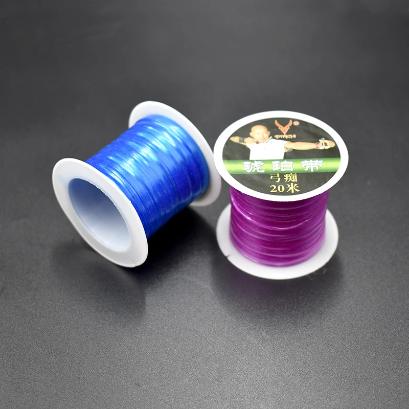 Colorful amber belt slingshot accessories outdoor hunting and shooting fish accessories