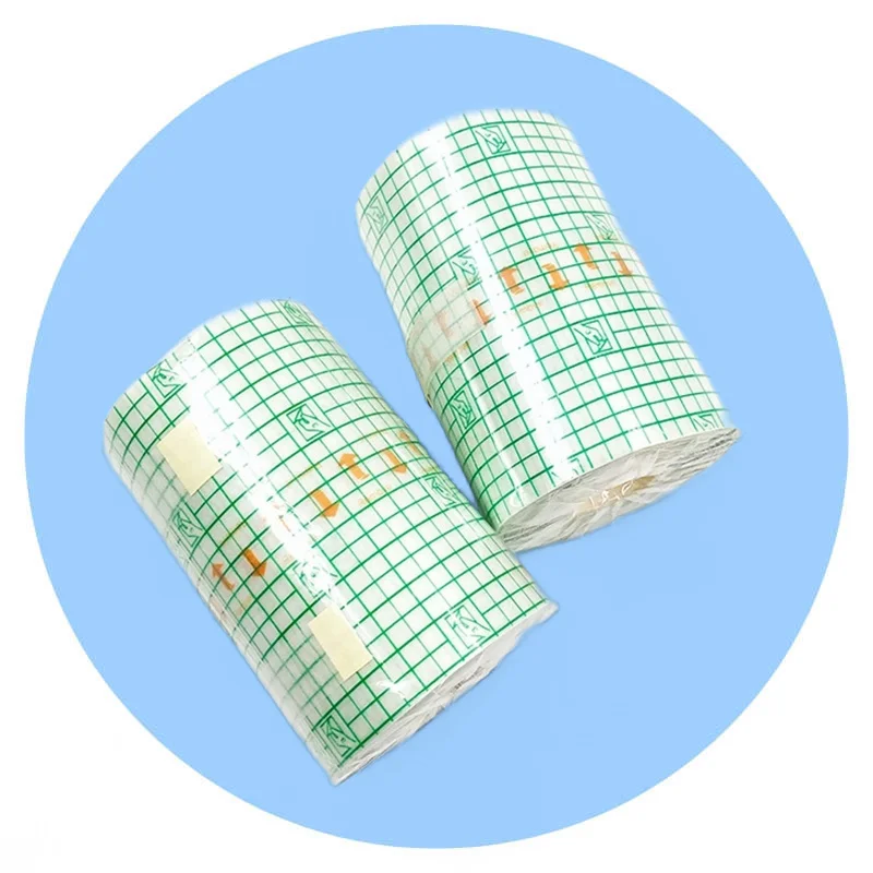 Wound Pu Fixing Transparent Film Dressings Roll PU Film Transparent Wound Dressing For Fixing Use