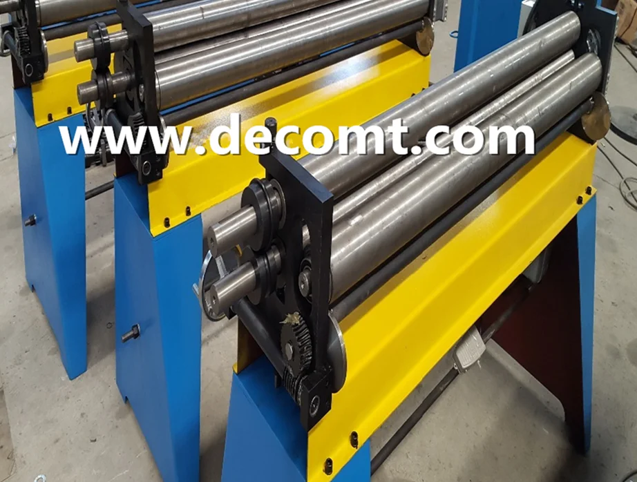 Three roller beading machine used for sheet metal