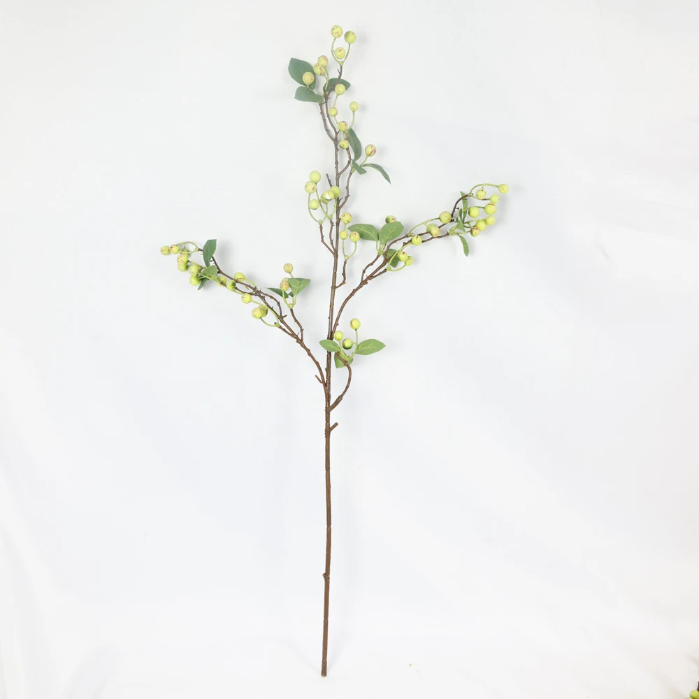 Christmas Tree Decoration Artificial Glitter Berry Stem Ornaments Glitter Twigs Branch Home Holiday Wedding Party Supplies