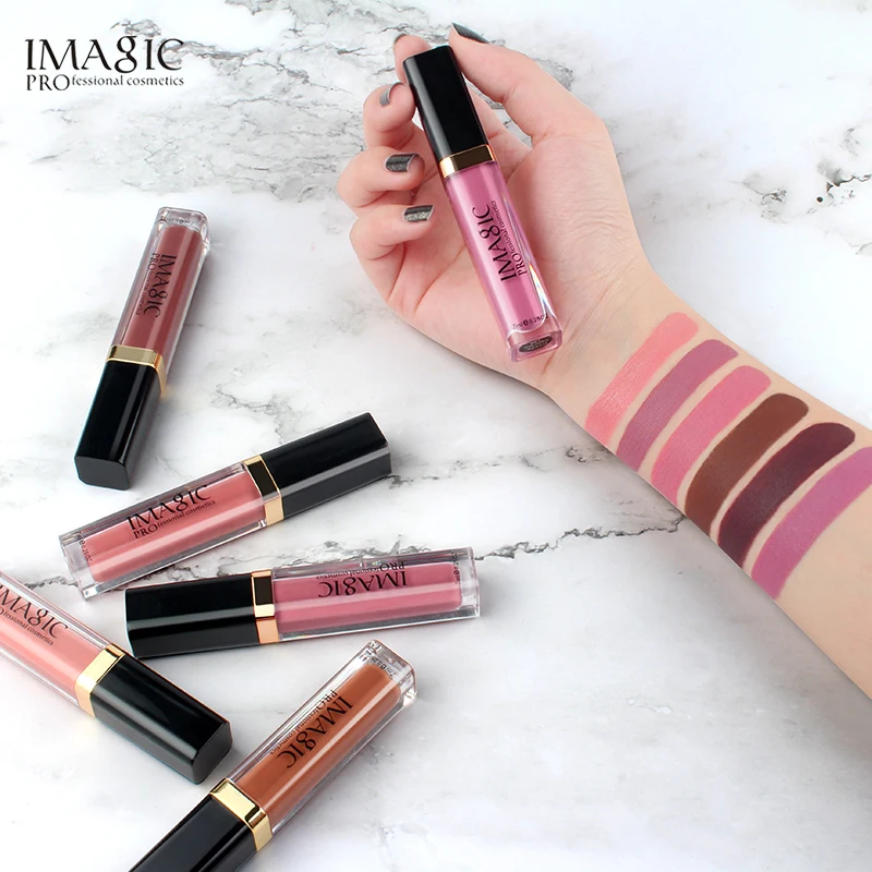 IMAGIC Popular Factory Price Magic Lip Plumper Nature Long Lasting Moisturizing Matte Lipstick Liquid