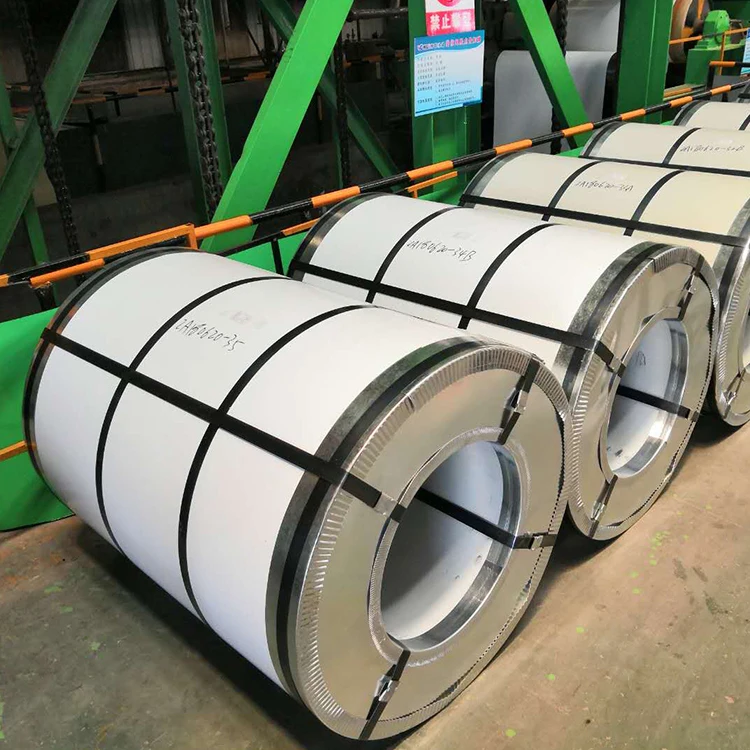 Hot sale PPGI PPGL metal sheet Color coated steel coil RAL 9003 RAL 9016 prepainted cold rolled steel Coils