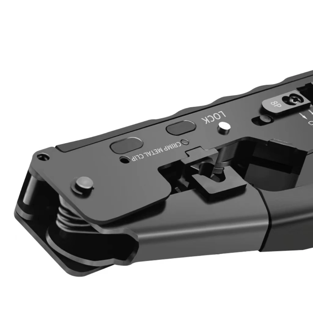 Factory wholesale multi-functional pressure wire pliers seven types of dovetail clip crystal head network wire pliers