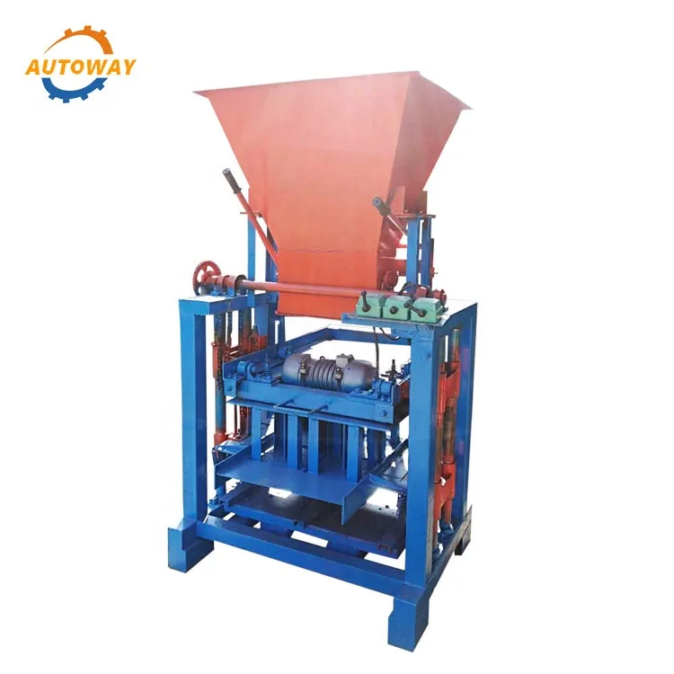 
Hot Selling Semi Automatic Equipment for Small Business at Home Hollow Block Making Machine 