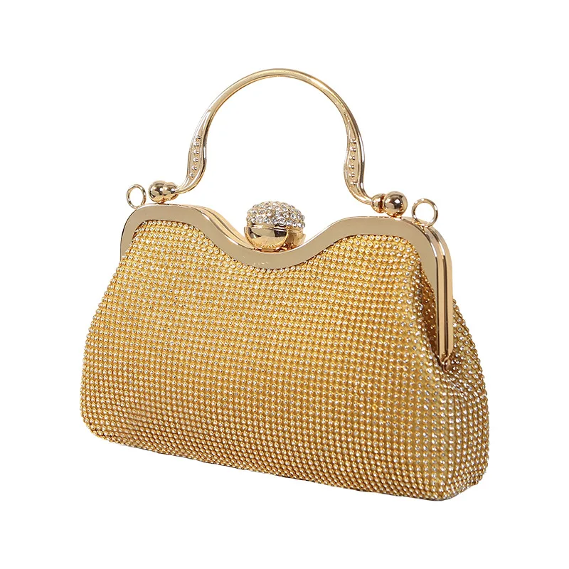 Trendy Luxury Wedding Party Handbag Lady Clutch Bag Rhinestone Evening Bags Diamond Purses Crystal Women Clutch Bags