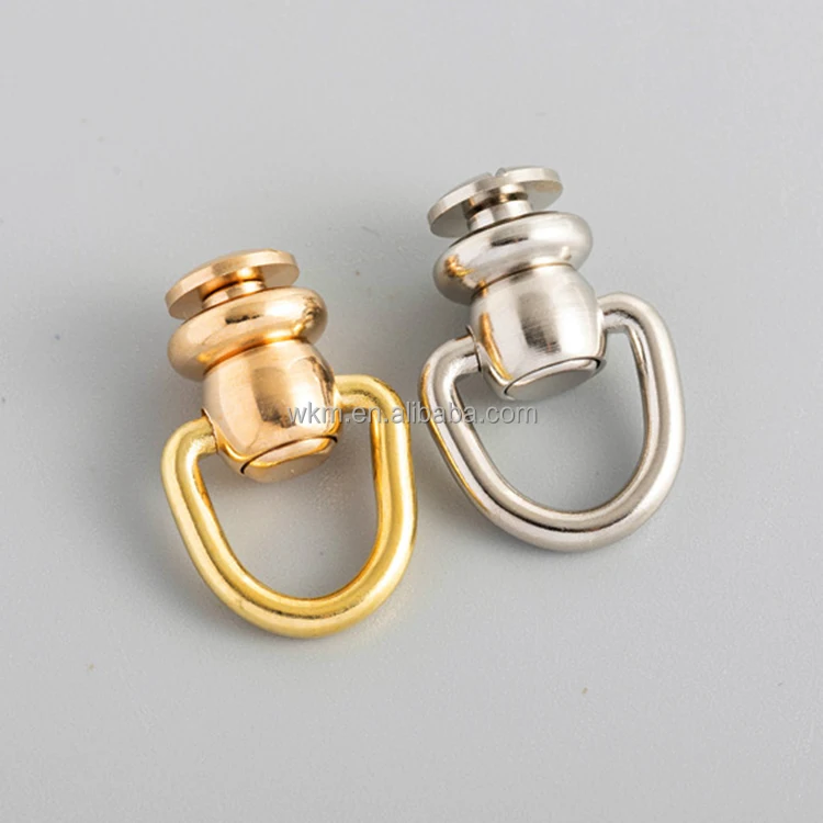High quality metal tassel end caps for handbag