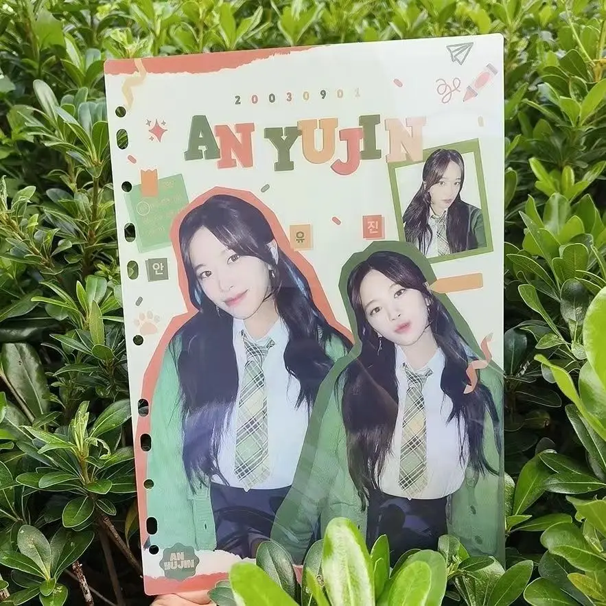 Kpop поставщик пользовательских двухсторонних цветных слоганов открытки прозрачные фотокарточки