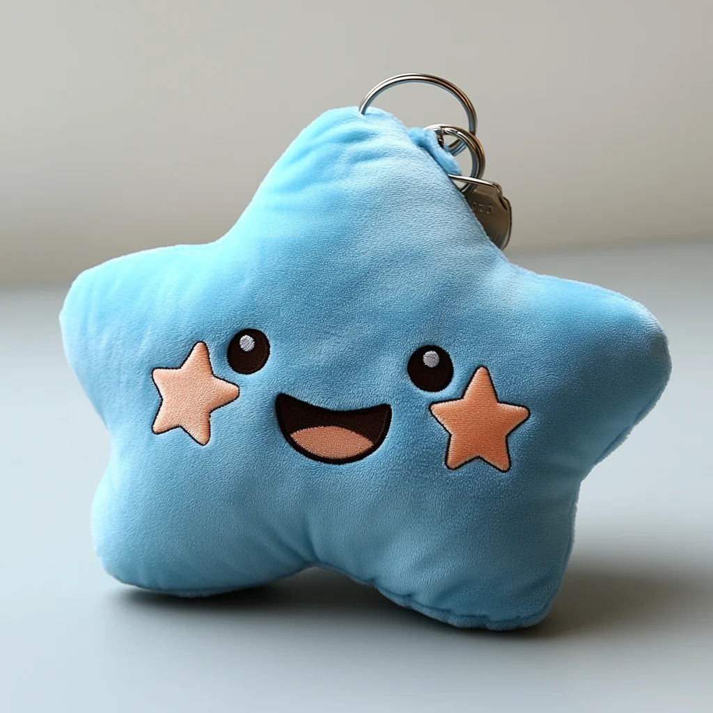 2024 New Design Creative Backpack Pendant Doll Toy Small Gift Wholesale Narrow Eyed Little Star Plush Keychain