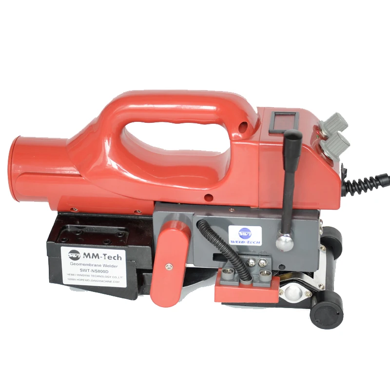 SWT-NS800D HDPE геомембранный сварочный аппарат мембрана сварщик PP PE Горячая клин лайнера лист для сварки пластмассовых материалов