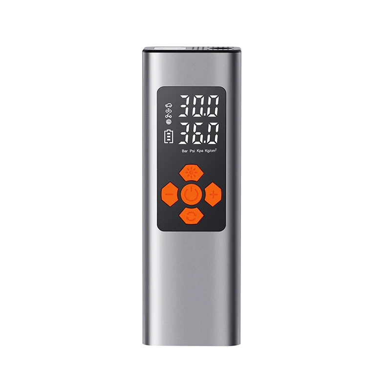 Car tire pump with digital pressure gauge cordless tire inflator tire inflators portable air compressor