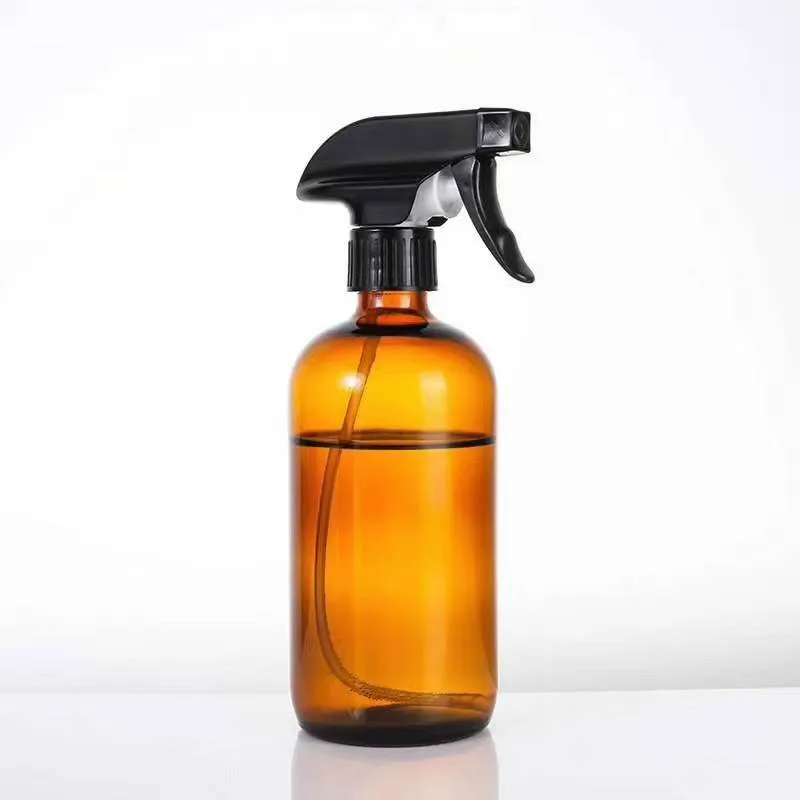 
empty glass trigger spray bottle alcohol disinfection bottle 2oz 4oz 8oz 16oz for alcohol disinfection 