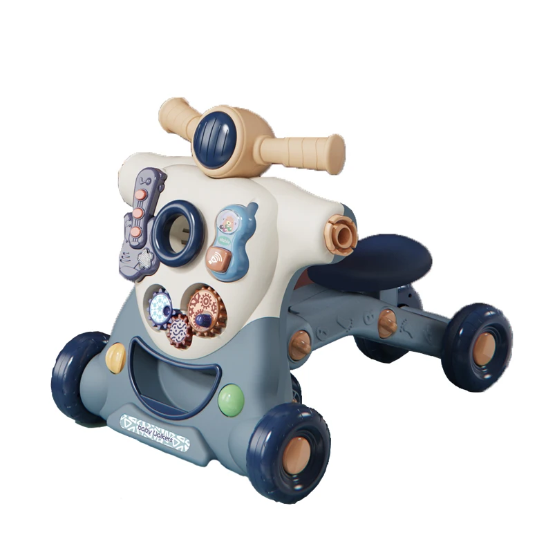 
2021 Hot Sale 3 In 1 Baby Walker Bike Scooter Plastic Leg Correcting Learning Walking Rmovable Toy Baby Trend Walker 