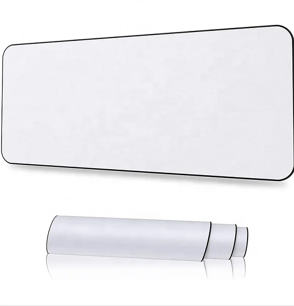 High Quality Wholesale Blank Sublimation White Black Mouse Pad Mat Customized Extra Large XXL Mouse Pad