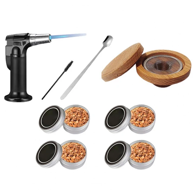 Free Sample Cocktail Drink Smoker Kit with Wood Chips for Smoked Whiskey