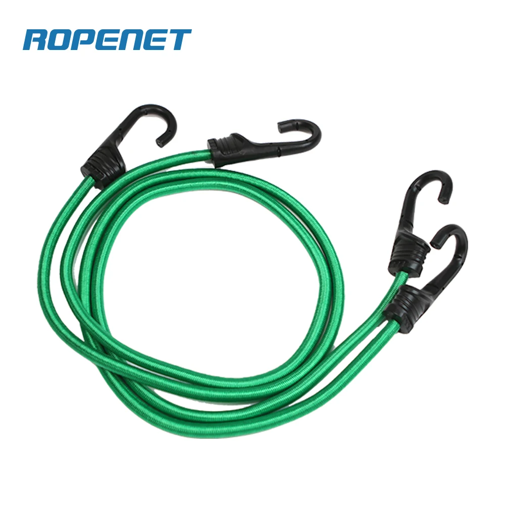 8mm Flat Bungee Cords for Jumping Rope Elastic Rope with Hook Flat Bungee Cord Elastic Bungee Cord