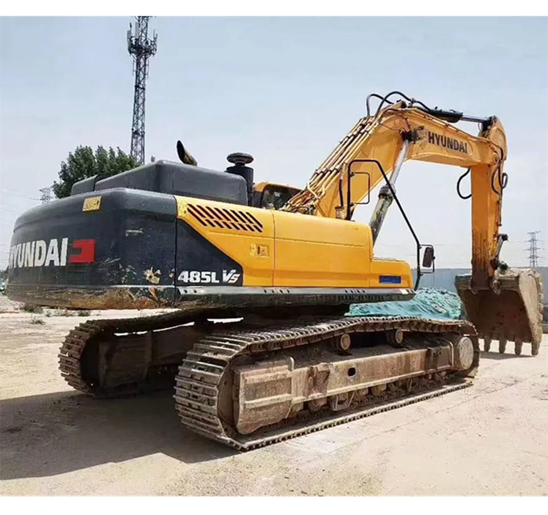 Large strong power used excavator Hyundai 485LVS 48 ton hydraulic crawler excavator