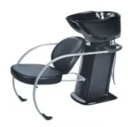 professional salon beauty black fiber glass European new style shampoo chair basin salon furniture salon chair