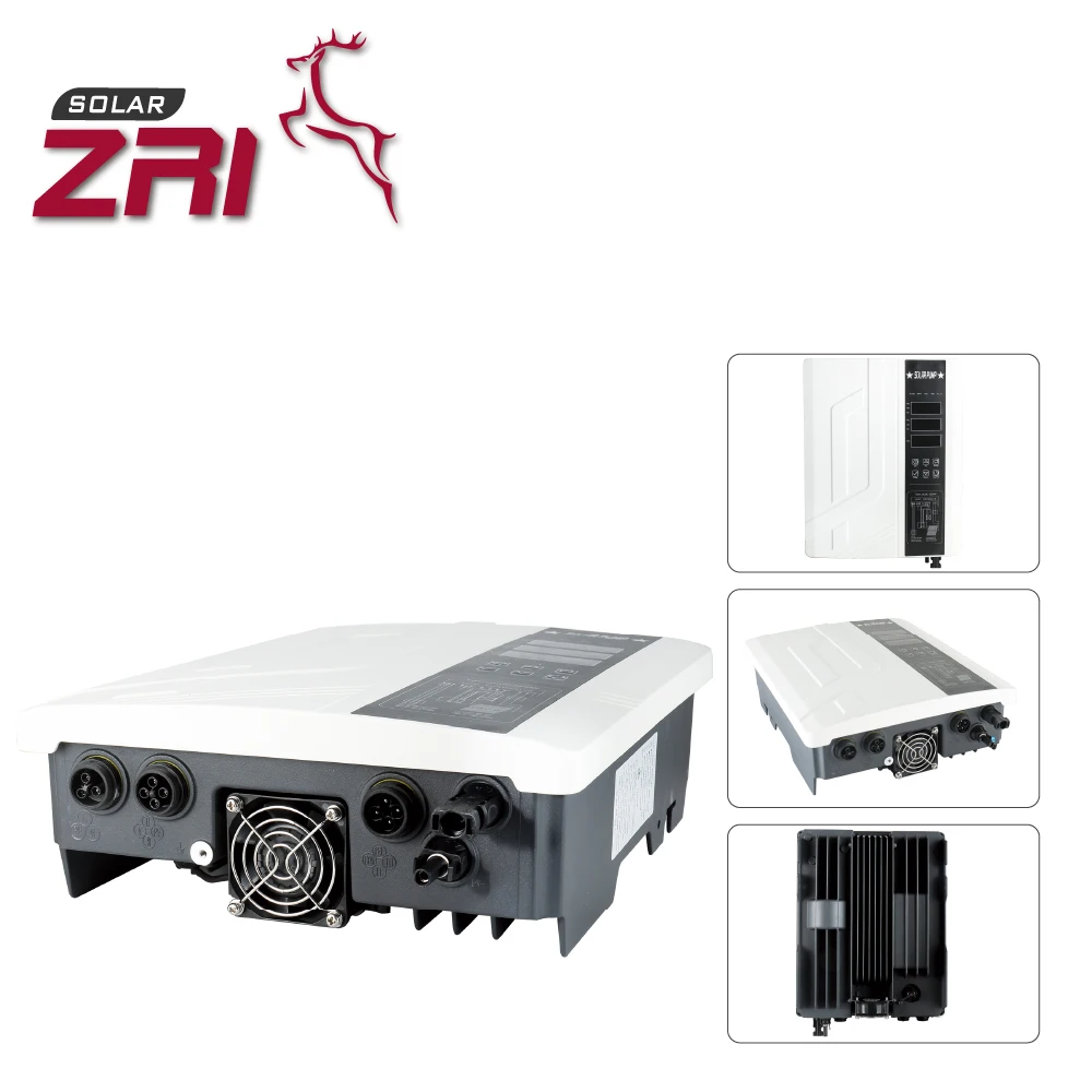 Zri MPPT Controller DC Solar Pump 4 Inch 2hp Submersible Water Solar Surface Pump 220v