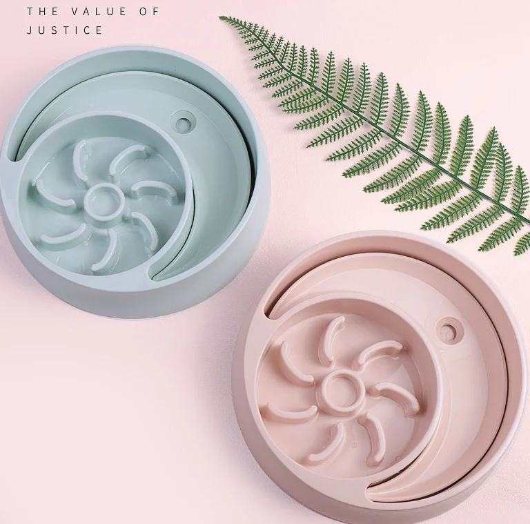 Pet Food Bowl Large Slow Food Bowl Bite Resistant Antiskid Slow Food Dog Bowl Water Dispenser For Dog And Cat Pet Product