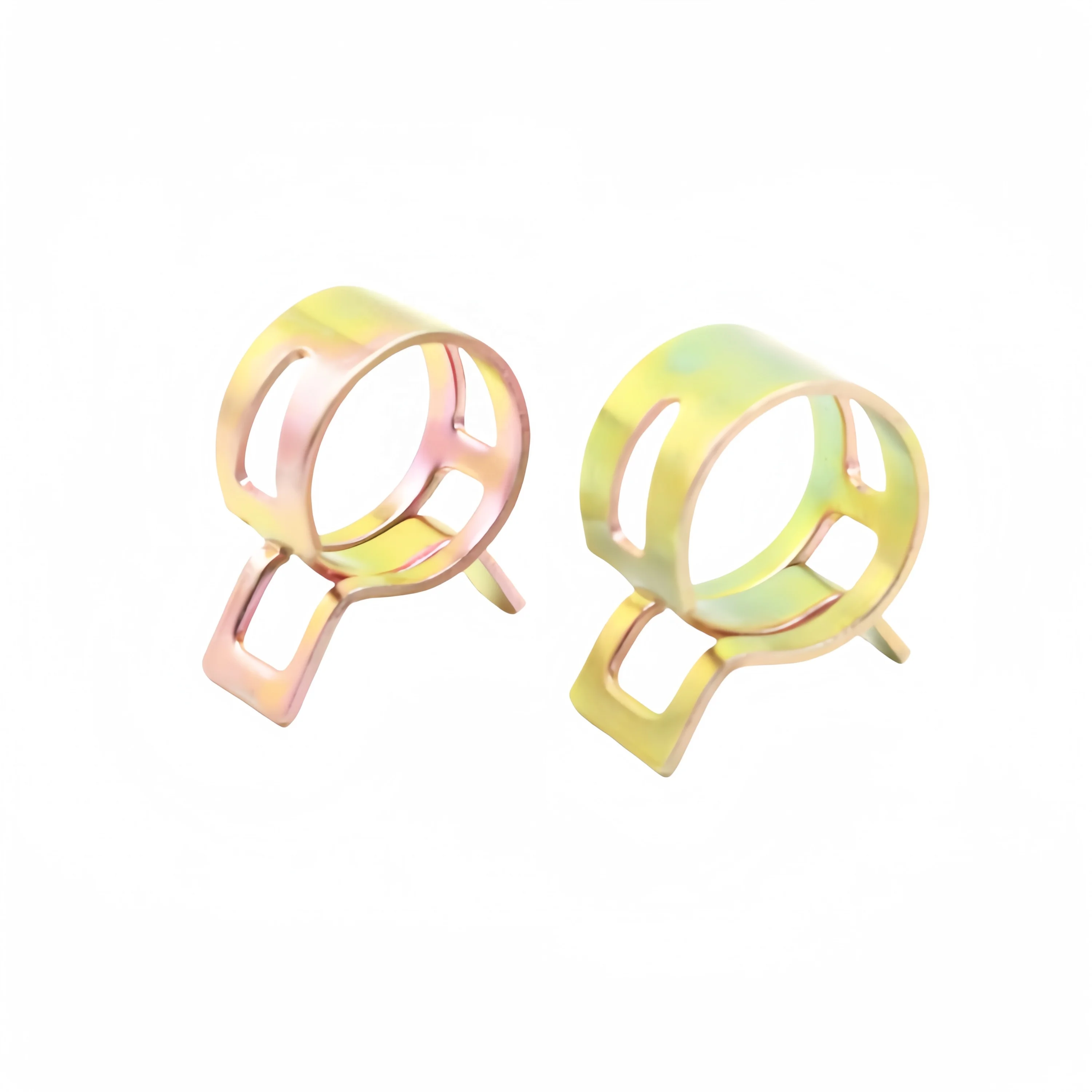 Automotive galvanized flexible spring clips clamp