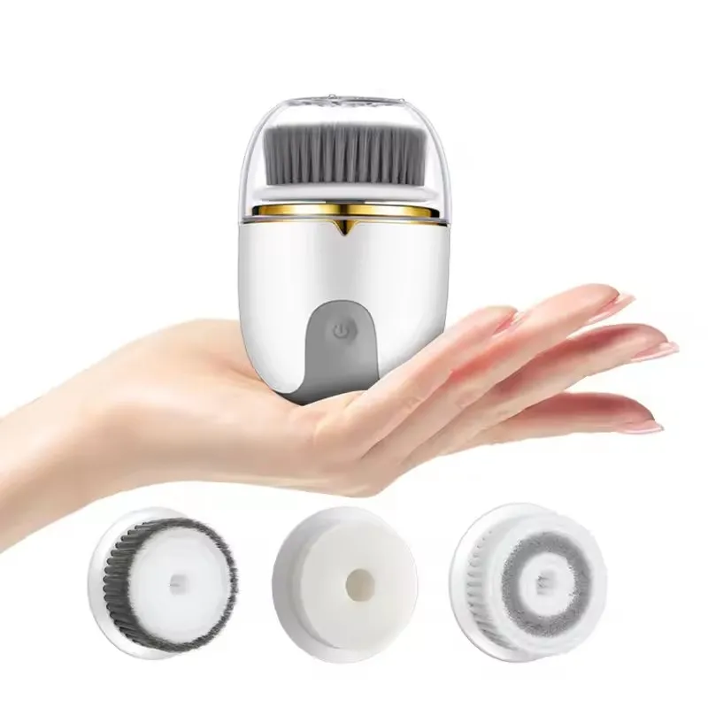 Home Skincare Rechargeable Electric Skin Pore Cleaner Facial Cleansing Brush